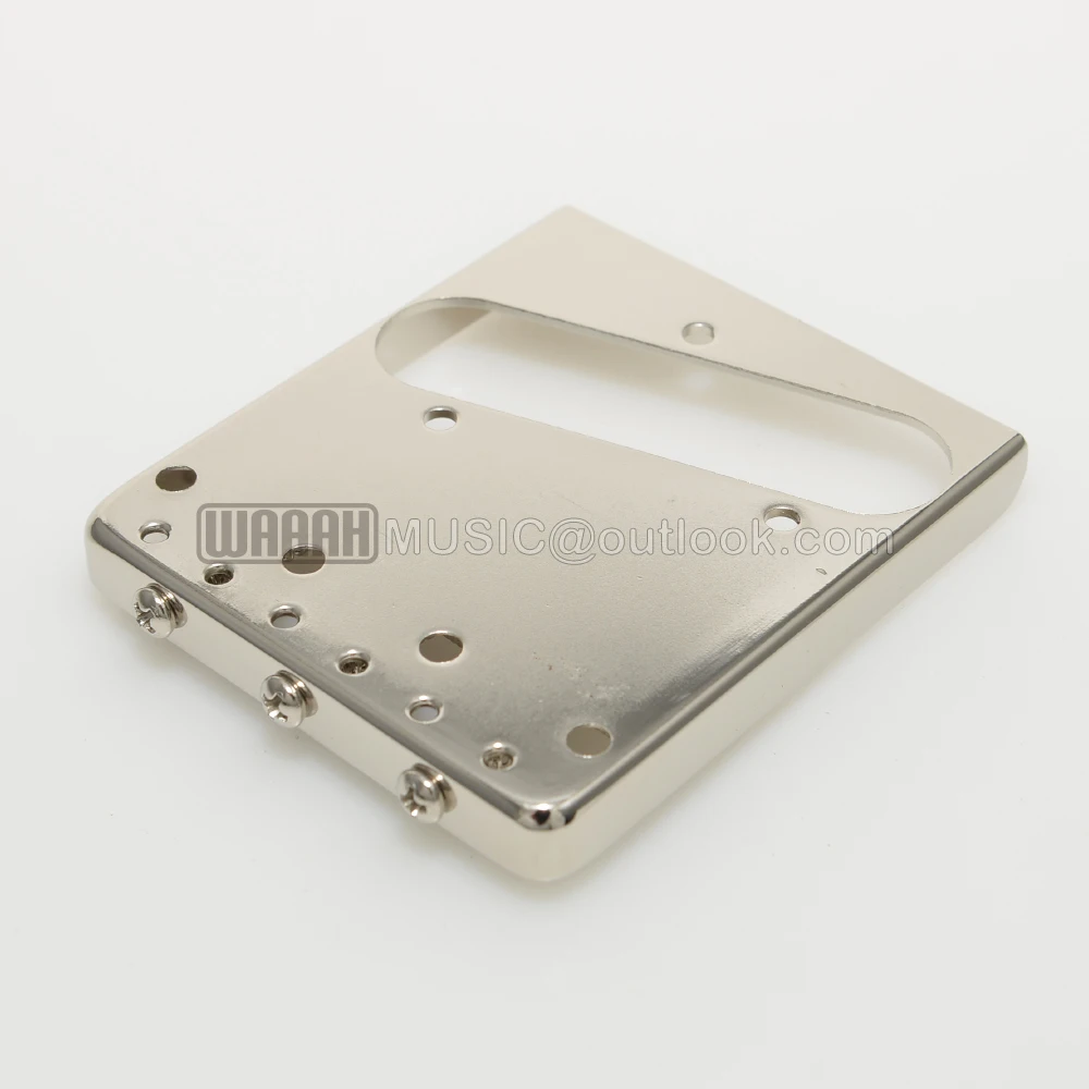Nickel-Plated TL Guitar Bridge for Electric Guitars 5 Nickel-Plated TL Guitar Bridge for Electric Guitars - Image 5
