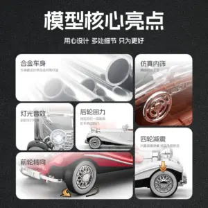 Vintage 1:32 Scale Diecast Car Model by WELLY 9 Sfcbd82d7bb0341a4959fe3b713b95e51e