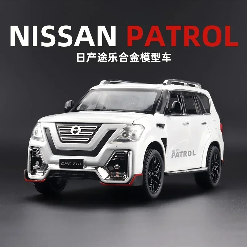 Black Nissan Patrol Cross Country Diecast Model 1:24 Scale 2 Black Nissan Patrol Cross Country Diecast Model 1:24 Scale - Image 2
