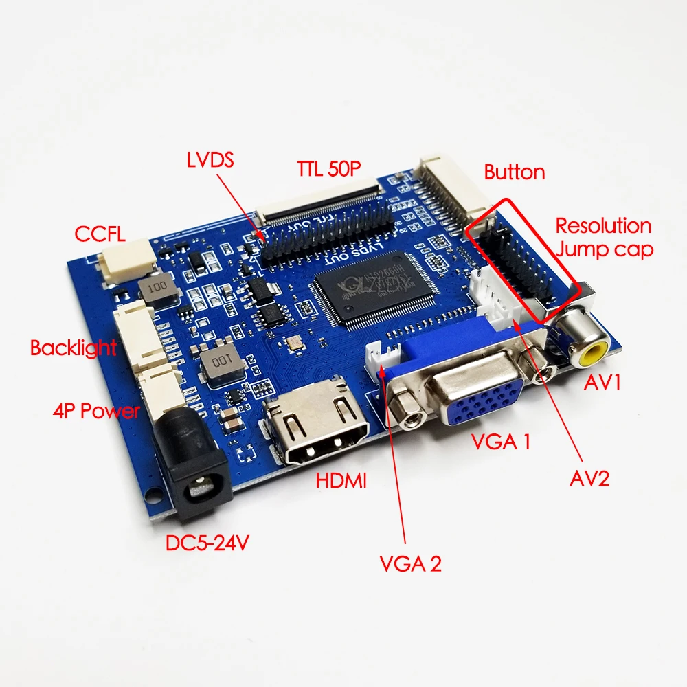 10.1-inch LCD Controller Driver Board Kit 2 10.1-inch LCD Controller Driver Board Kit - Image 2