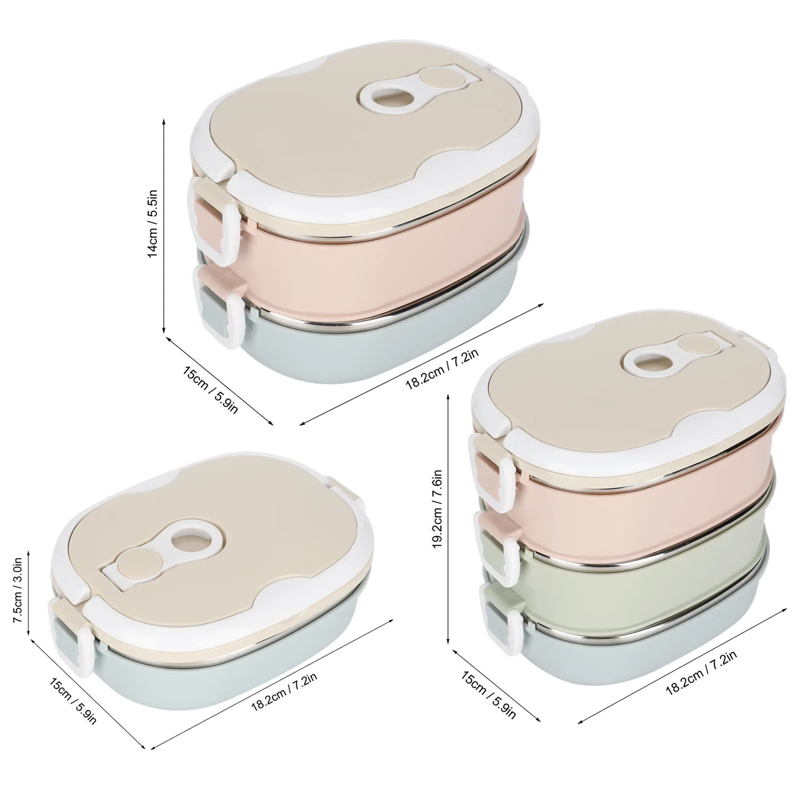 Elegant Stainless Steel Insulated Lunch Box 6 Elegant Stainless Steel Insulated Lunch Box - Image 6
