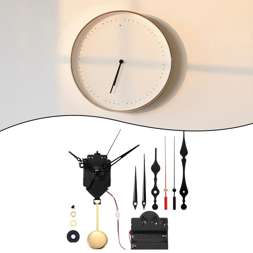 Black and Gold Clock Mechanism Kit 2 Black and Gold Clock Mechanism Kit - Image 2