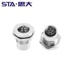 Industrial M8 Circular Connector with Multiple Pins 7 Sfd2eeb597f0e4c68ac54410288e485f9V