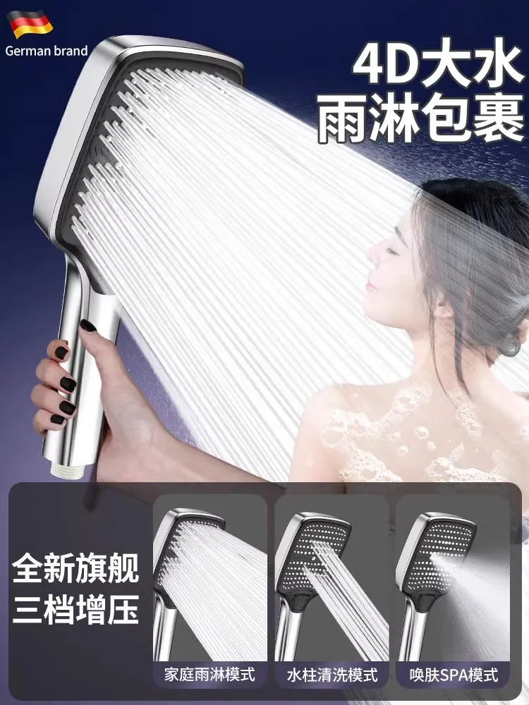 Multi-Mode Black Shower Head with High-Pressure Technology 4 Multi-Mode Black Shower Head with High-Pressure Technology - Image 4