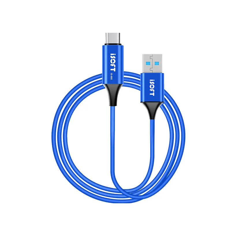 Blue ISOFT Data Cable for iPhone and iPad 6 Blue ISOFT Data Cable for iPhone and iPad - Image 6