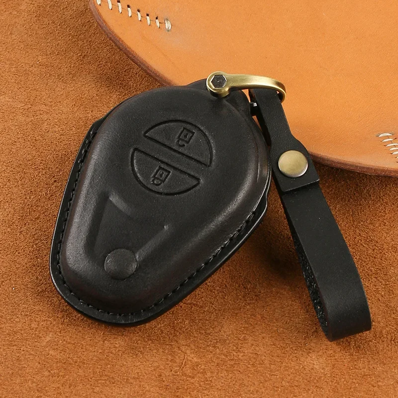 Premium Leather Motorcycle Key Cover for Harley 3 Premium Leather Motorcycle Key Cover for Harley - Image 3