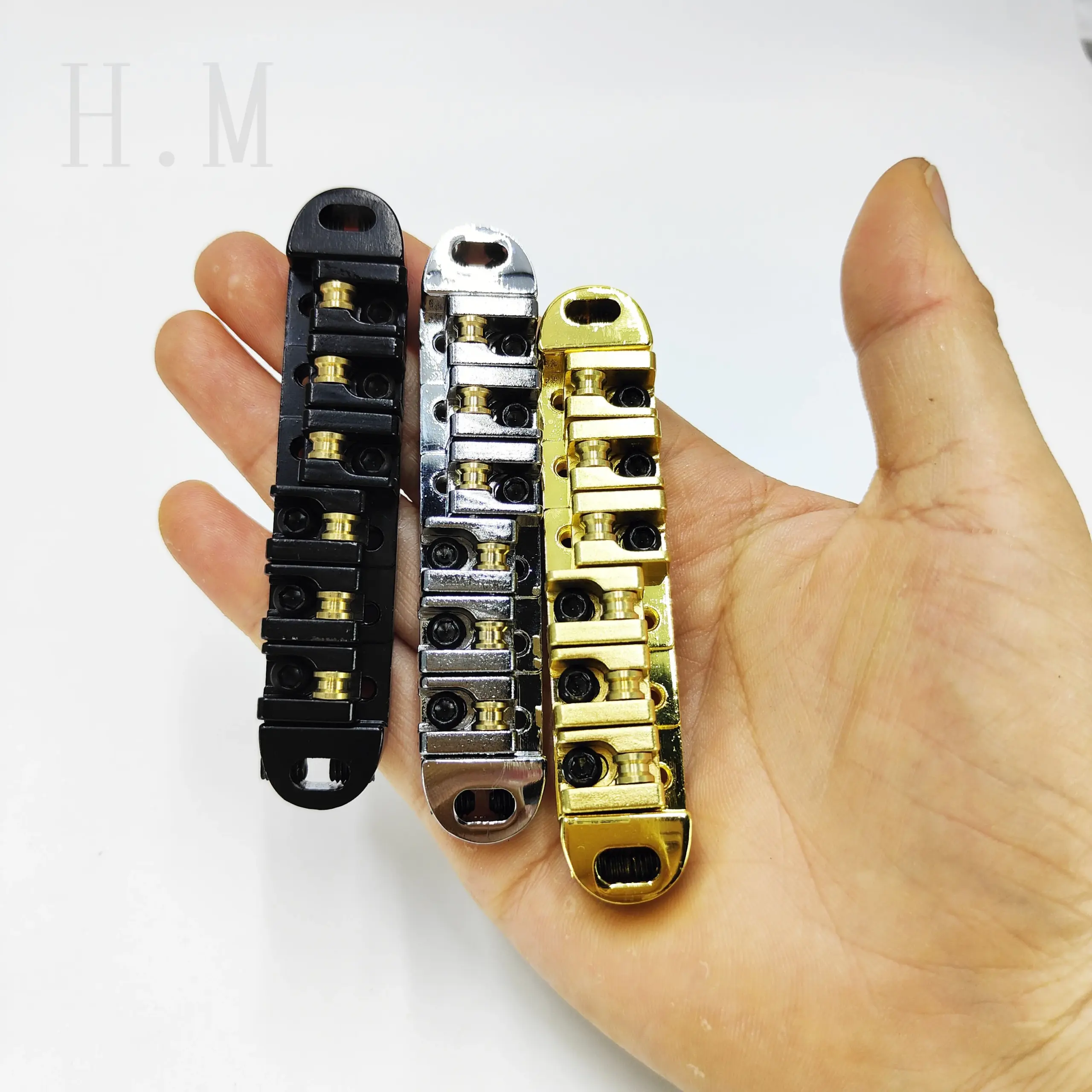 High-End LP Electric Guitar Roller Bridge Set 4 High-End LP Electric Guitar Roller Bridge Set - Image 4