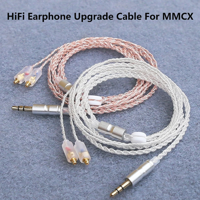 Premium 1.2m Silver-Plated Copper Headphone Cable 2 Premium 1.2m Silver-Plated Copper Headphone Cable - Image 2