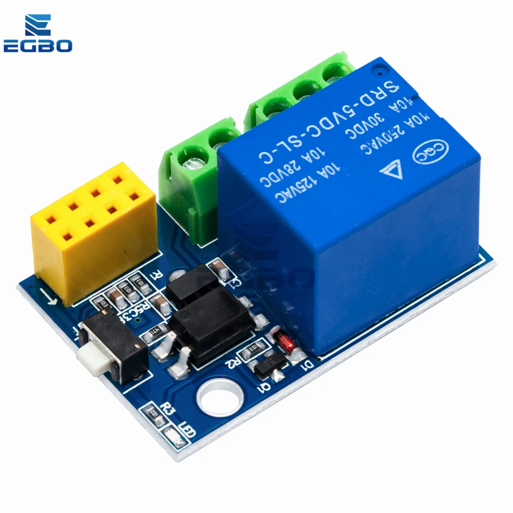 ESP8266 ESP-01S WiFi Relay Module with 10A Rating 6 ESP8266 ESP-01S WiFi Relay Module with 10A Rating - Image 6