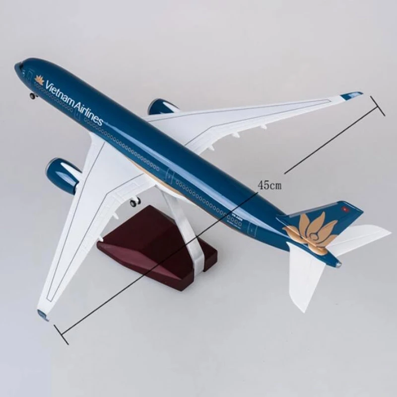 Airbus A350 Vietnam Airlines Model 47cm with LED Light 6 Airbus A350 Vietnam Airlines Model 47cm with LED Light - Image 6