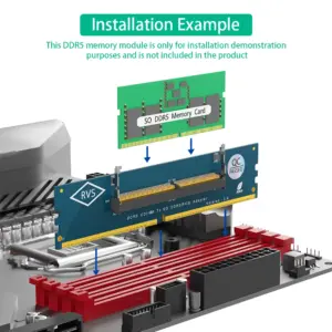 DDR5 SO-DIMM to U-DIMM Adapter 133x29mm 10 Sfe100e9cdedf4ddea8fa58e9466a49b5y