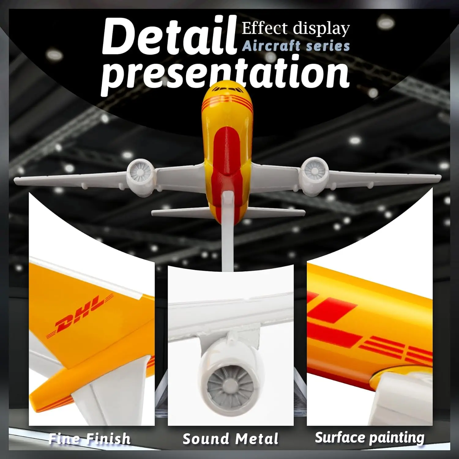 DHL B757 Scale Model Aircraft 16cm 1:400 6 DHL B757 Scale Model Aircraft 16cm 1:400 - Image 6