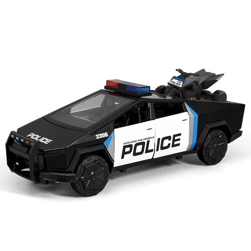 1:24 Scale Police Car Diecast Model 8 1:24 Scale Police Car Diecast Model - Image 8