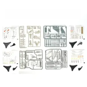 1/144 Scale Fighter Jet Model Set Including J-6, J-7, F-16, Mirage 2000 6 Sfe321099b7d347a1a129ba9a75530c976