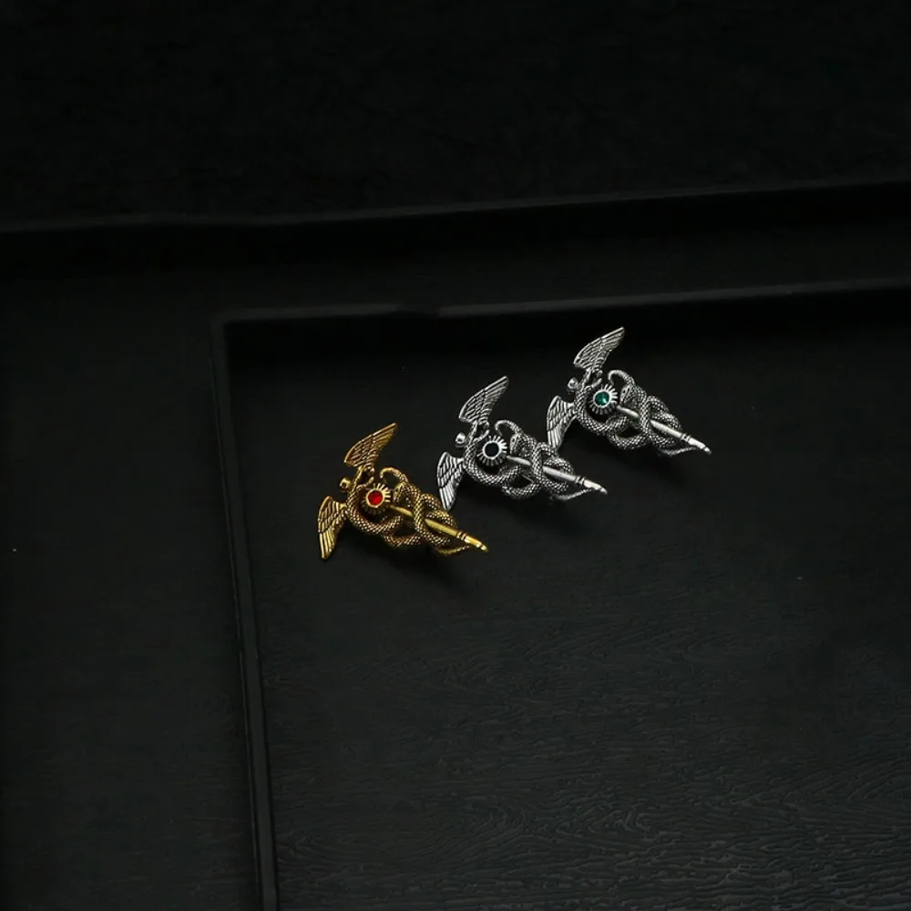 Vintage Snake Brooch with Wings 6 Vintage Snake Brooch with Wings - Image 6