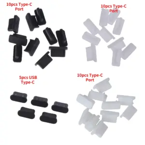 USB Type-C Dust Plugs Set of 5 or 10
