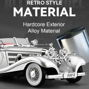 Vintage Silver 1:18 Diecast Car Model 13 Sfe762494cfe74974bbdb04f22f663a88V