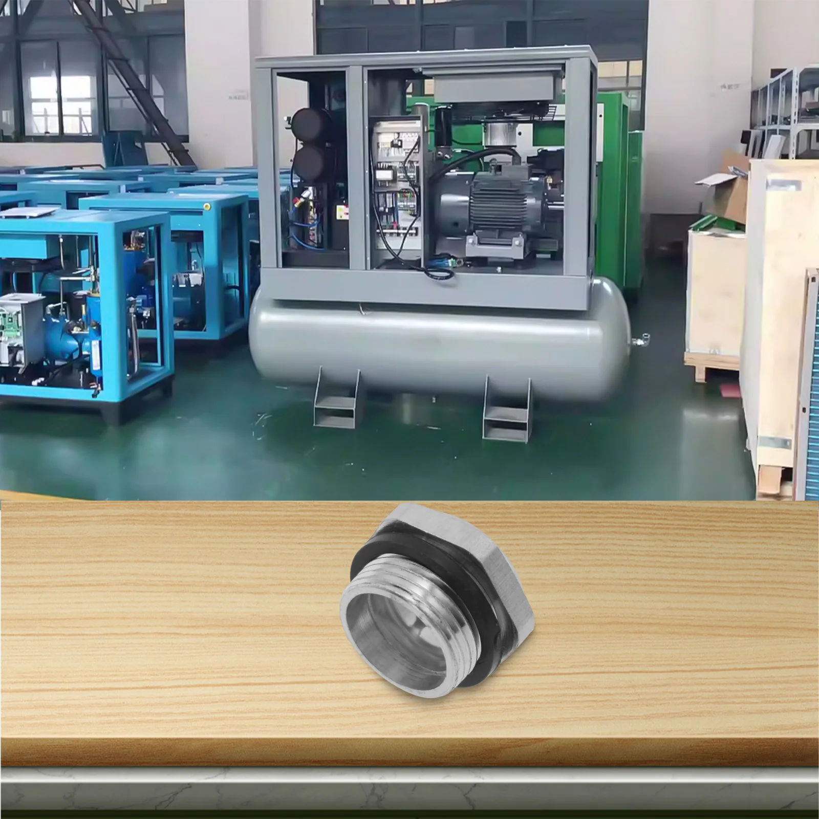 Oil Level Mirror with NPT Connection 3 Oil Level Mirror with NPT Connection - Image 3