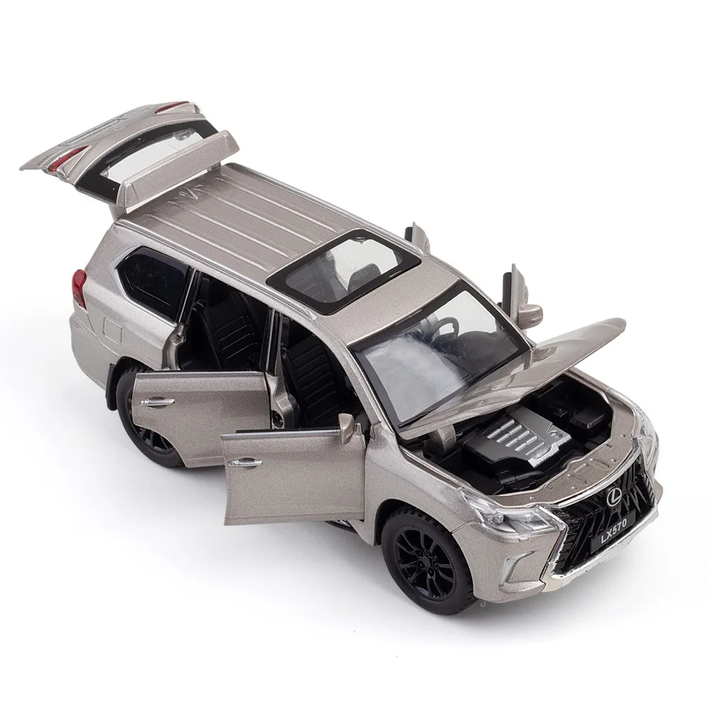 Dark Blue Lexus LX 570 Diecast Model 1:32 Scale 4 Dark Blue Lexus LX 570 Diecast Model 1:32 Scale - Image 4
