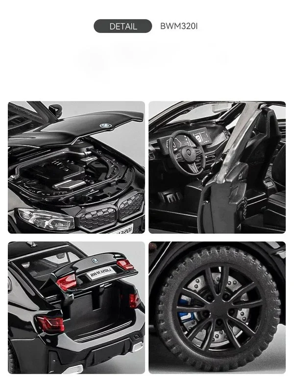 1:32 BMW 320i G20 2023 Model Car Replica 4 1:32 BMW 320i G20 2023 Model Car Replica - Image 4