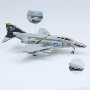 1/100 Scale F-4C Phantom II Diecast Model 10 Sfef10592f6f140ec9cc157e1c76805c5x