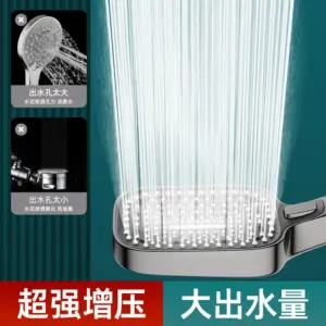 Square High-Pressure Shower Head with Multi-Mode Functions 15 Sff2abd8f1de748dc89e943c6cf32bb93L