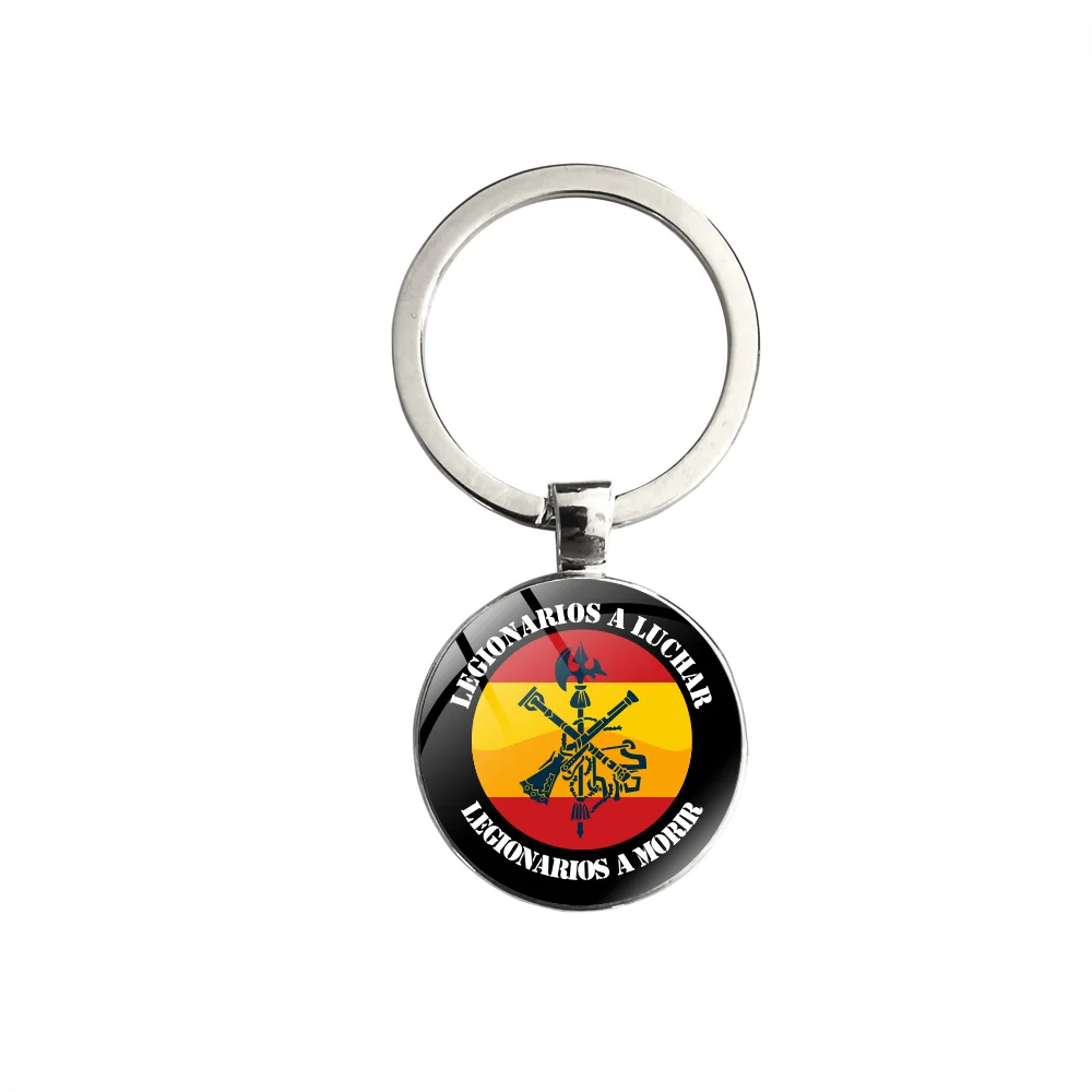 Spanish Legion Patriotic Keychain with Customization 4 Spanish Legion Patriotic Keychain with Customization - Image 4