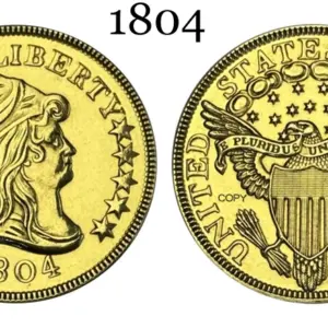 Vintage 1804 Lady Liberty Replica Coin 10 Sff7580cbe4454545b0bc332e4f8e9079M