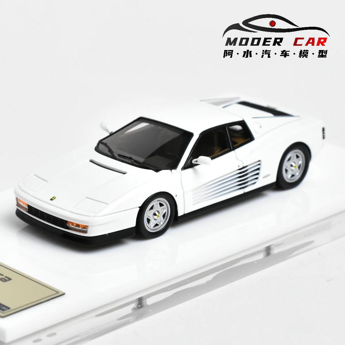 Ferrari Testarossa 1:64 Resin Diecast Model Car 5 Ferrari Testarossa 1:64 Resin Diecast Model Car - Image 5