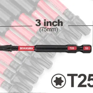High-Impact T25 Torx Screwdriver Bit Set 10 Sffadddf3b7034fc9bdfa84a29987c2f7A