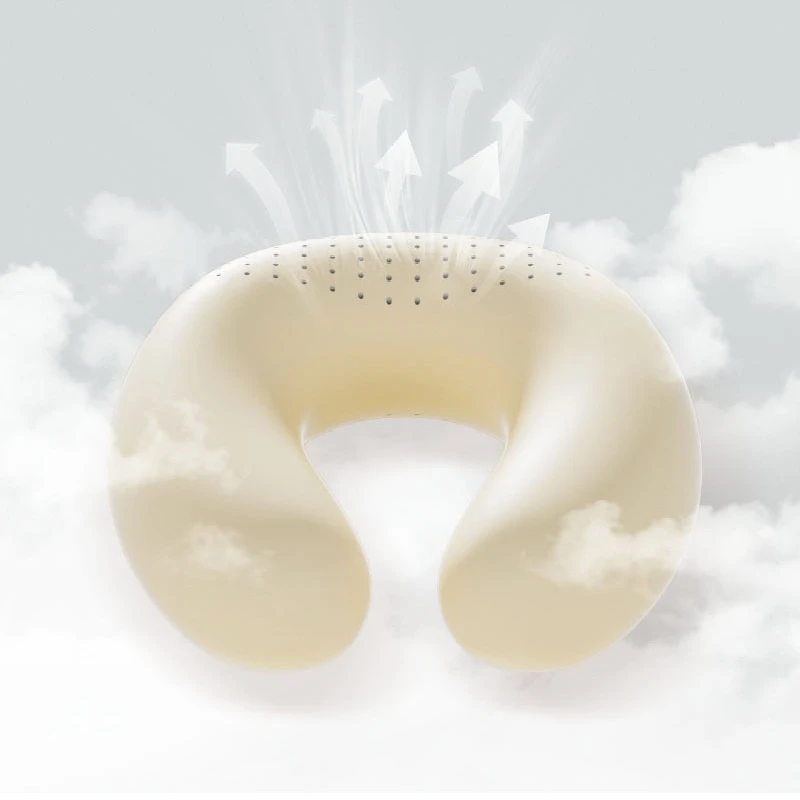 Travel Neck Pillow with Memory Cotton Support 6 Travel Neck Pillow with Memory Cotton Support - Image 6