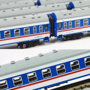 N-Scale 1/160 Passenger Train Set with Lights 12 Sffe347d907fe40d58f9a2b57ef5e43daS