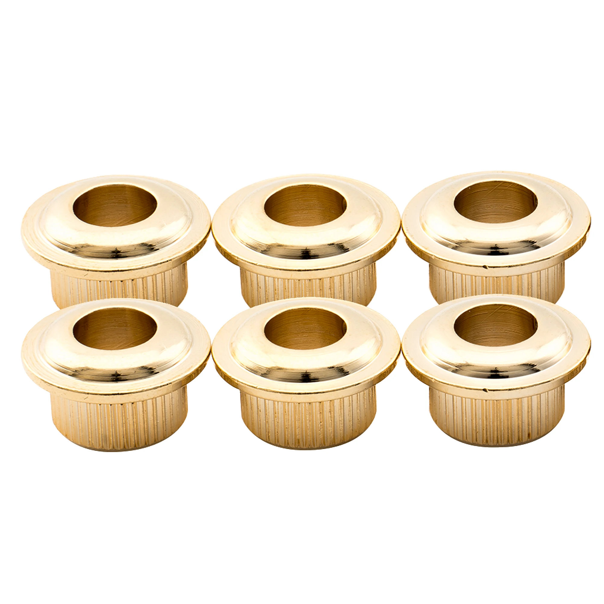 Set of Six Black Guitar Tuner Bushings for Vintage Conversion 6 Set of Six Black Guitar Tuner Bushings for Vintage Conversion - Image 6