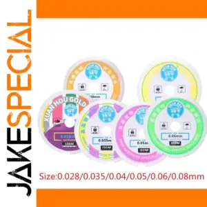Gold LCD Screen Separation Cutting Wire 0.028-0.08mm 100/150m