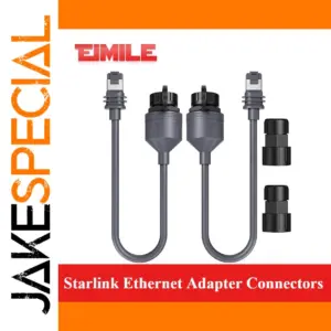 Outdoor Waterproof Starlink Ethernet Adapter Set