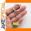 Elegant Stainless Steel Bolivia Map Keychain
