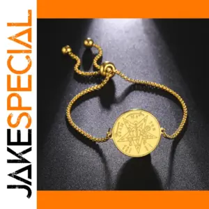 Stainless Steel Wicca Tetragrammaton Bracelet