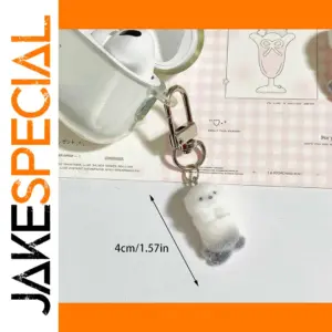 Cute 4cm Plush Sea Otter Keychain