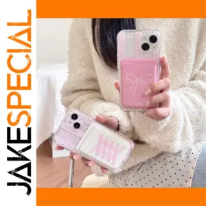 Feminine Phone Back Card Holder Case