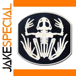 Glowing Skeletal Frog Tactical Patch