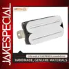 White Dual Blade Humbucker Pickup for Electric Guitars