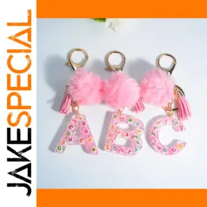 Colorful Alphabet Keychain for Women