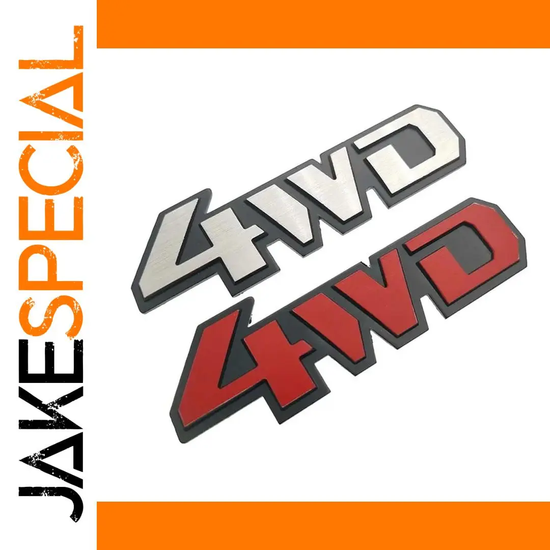 3D 4WD Emblem for Vehicles 1 3D 4WD Emblem for Vehicles