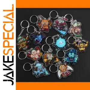 Vintage DOTA2 Acrylic Keychain for Fans