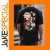 Vibrant Koi Fish Lotus Streetwear T-Shirt