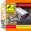 Realistic Dummy Surveillance Camera in Black or Silver