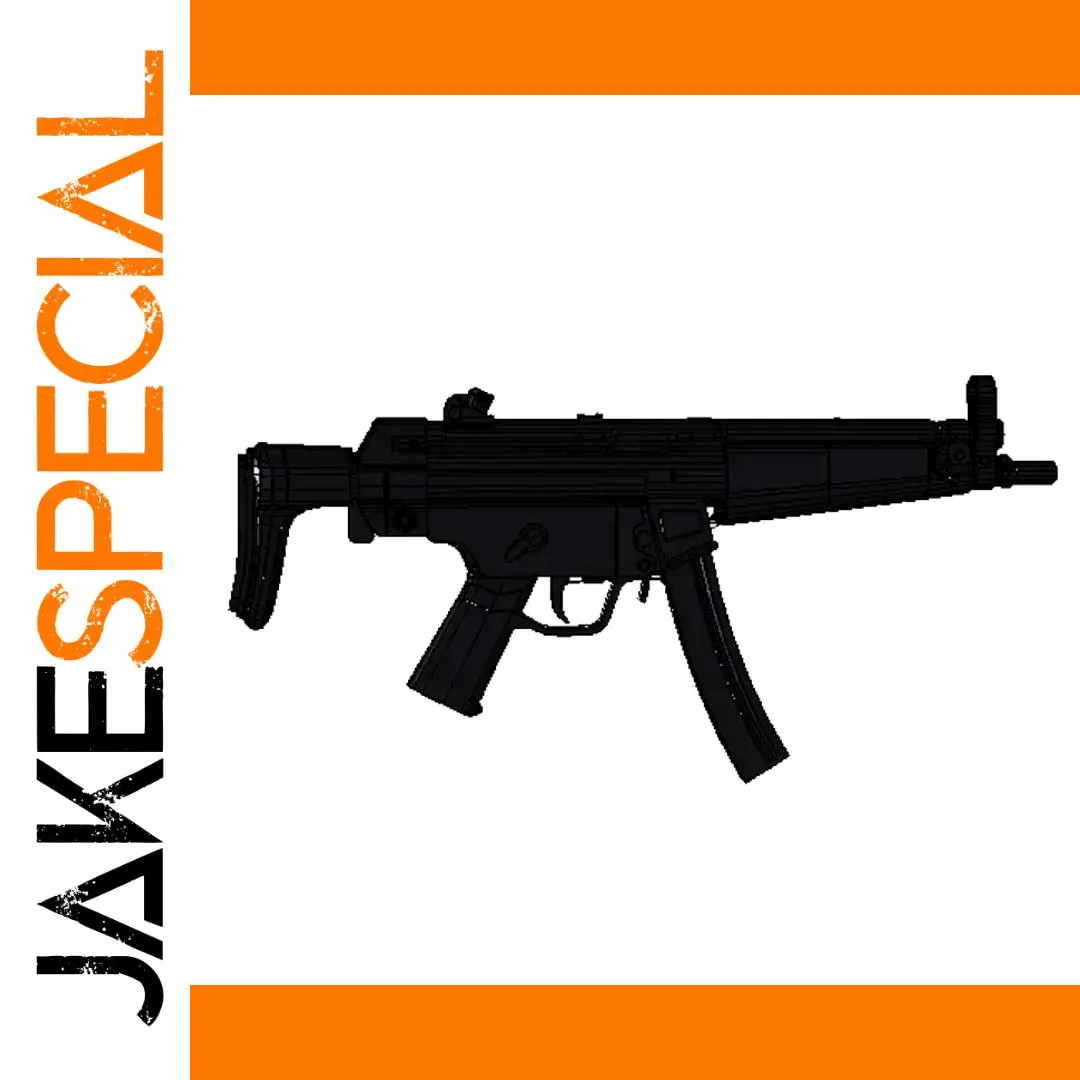 MP5 3D Paper Model DIY Puzzle 1 MP5 3D Paper Model DIY Puzzle