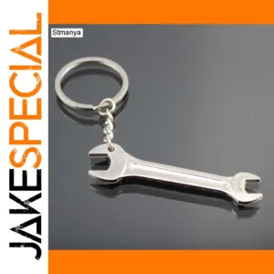 Stylish Zinc Alloy Wrench Keychain 17107