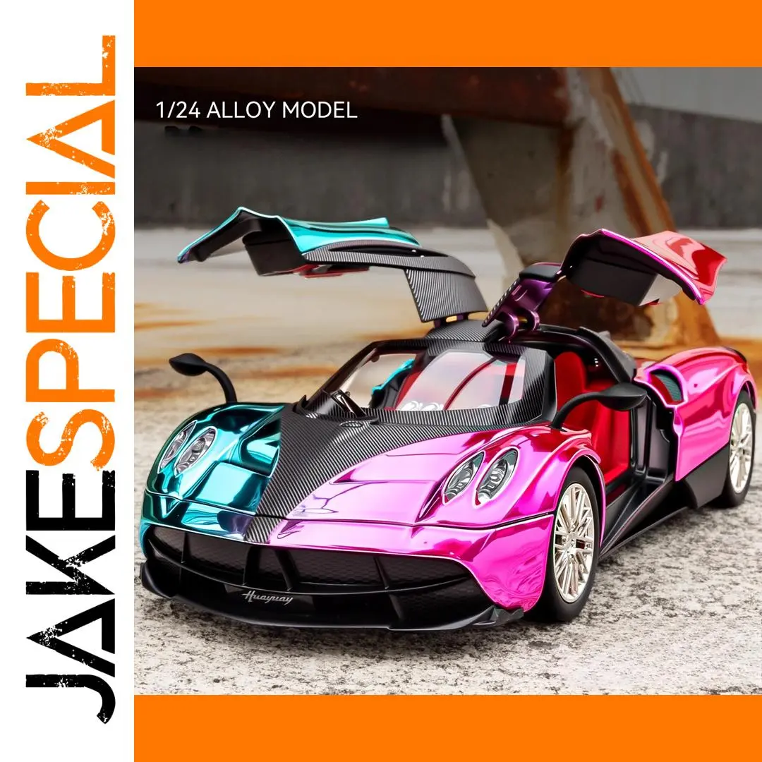 Pink Huayra Dinastia Diecast Supercar Model 1 Pink Huayra Dinastia Diecast Supercar Model