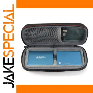 Black EVA Case for Samsung SSDs 250GB-2TB